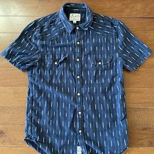 Lucky Brand - Blue Short Sleeve Shirt - Size S